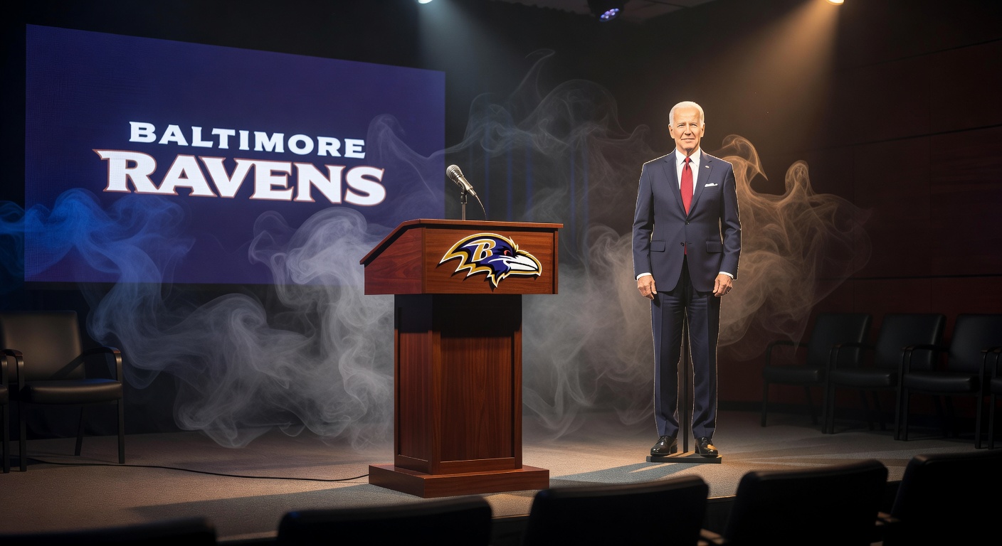 Baltimore Ravens coach John Harbaugh draws Joe Biden voice comparisons after viral press conference