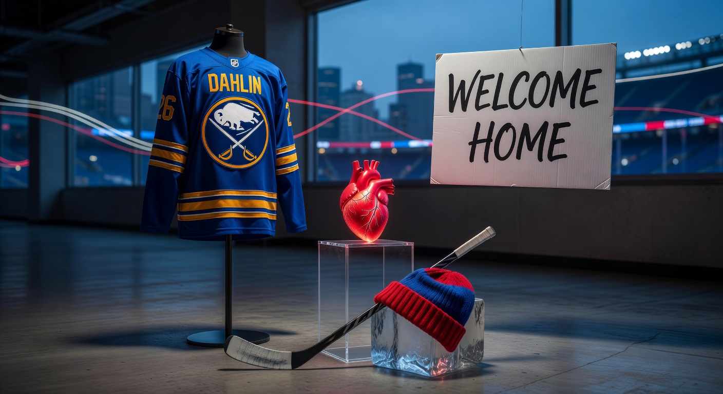 Sabres fans welcome Rasmus Dahlin's fiancée to first game after heart transplant