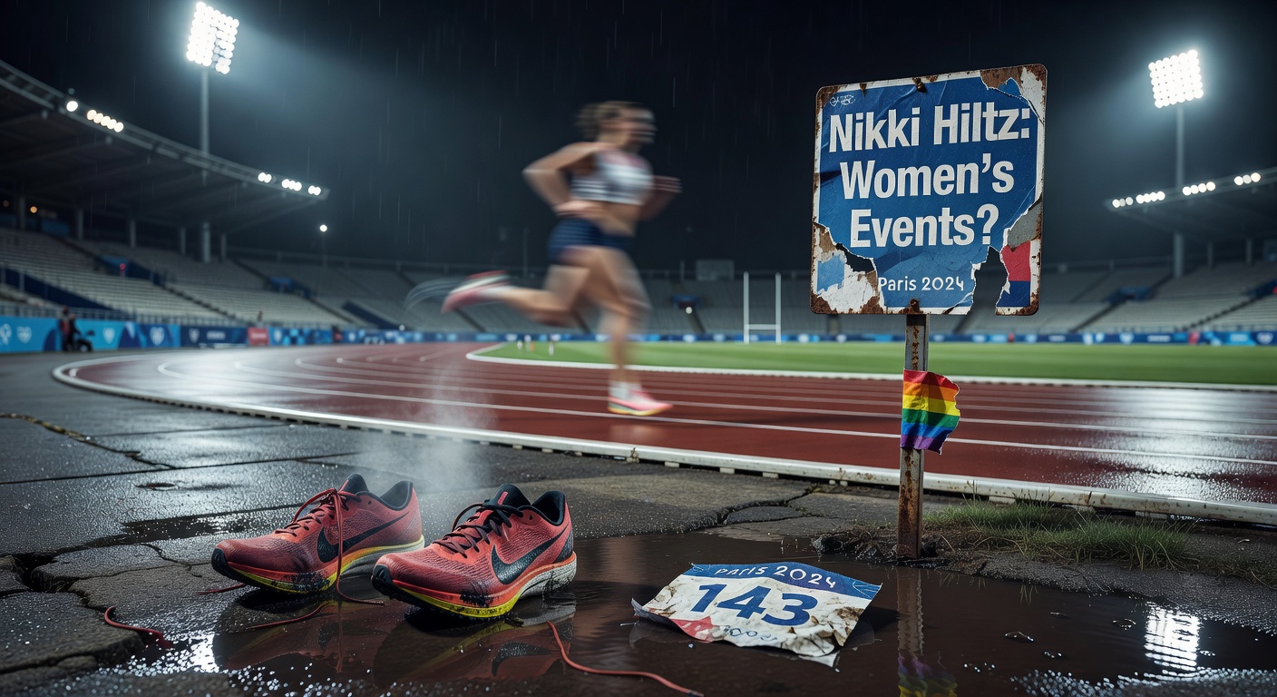 Non-binary runner Nikki Hiltz competes in women's events at Paris Olympics amid eligibility debates