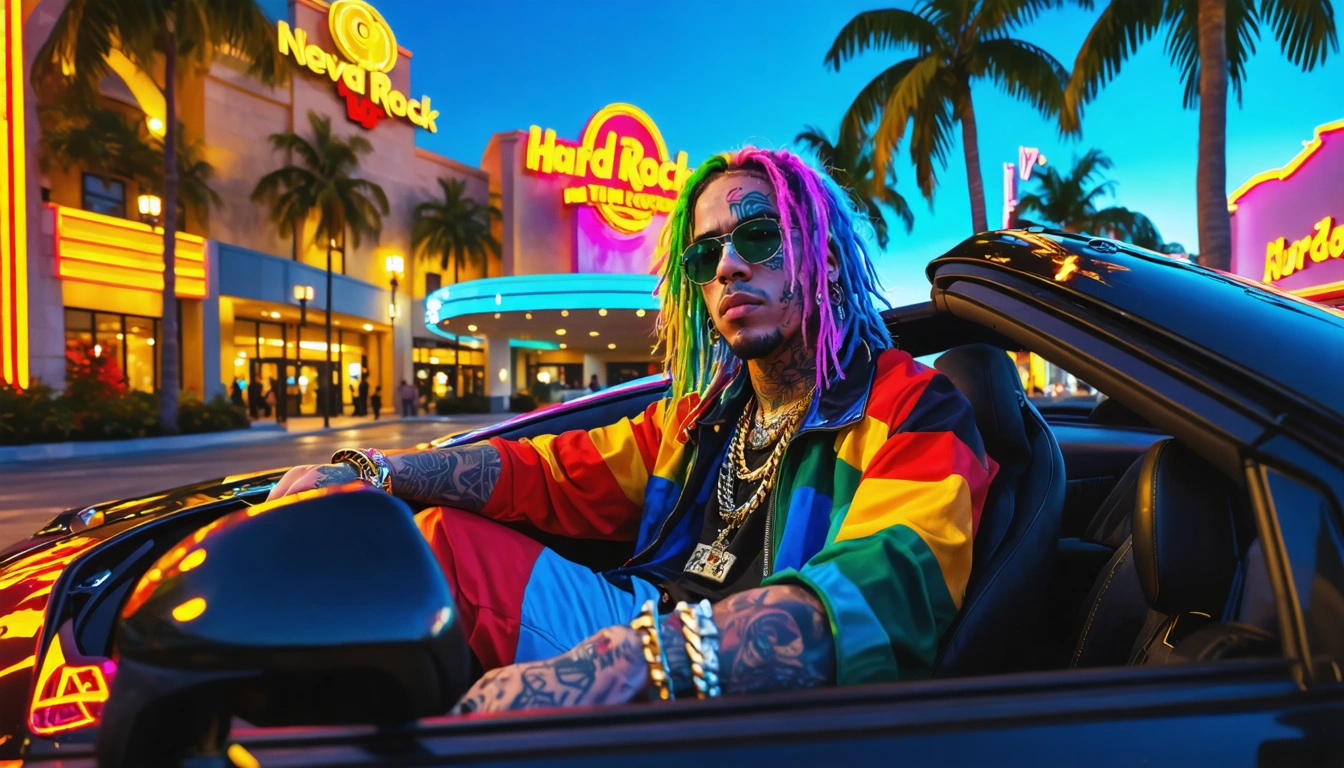 6ix9ine Drives Toward Offset Shooting Scene, Posts Video Admitting Clout Chase