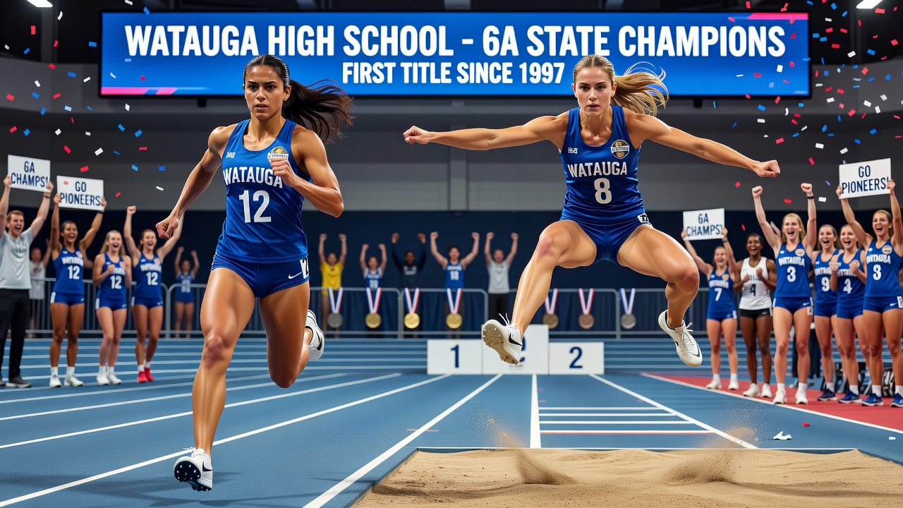 Stough and Townsend Earn All-State Honours After Watauga's Historic 6A Title