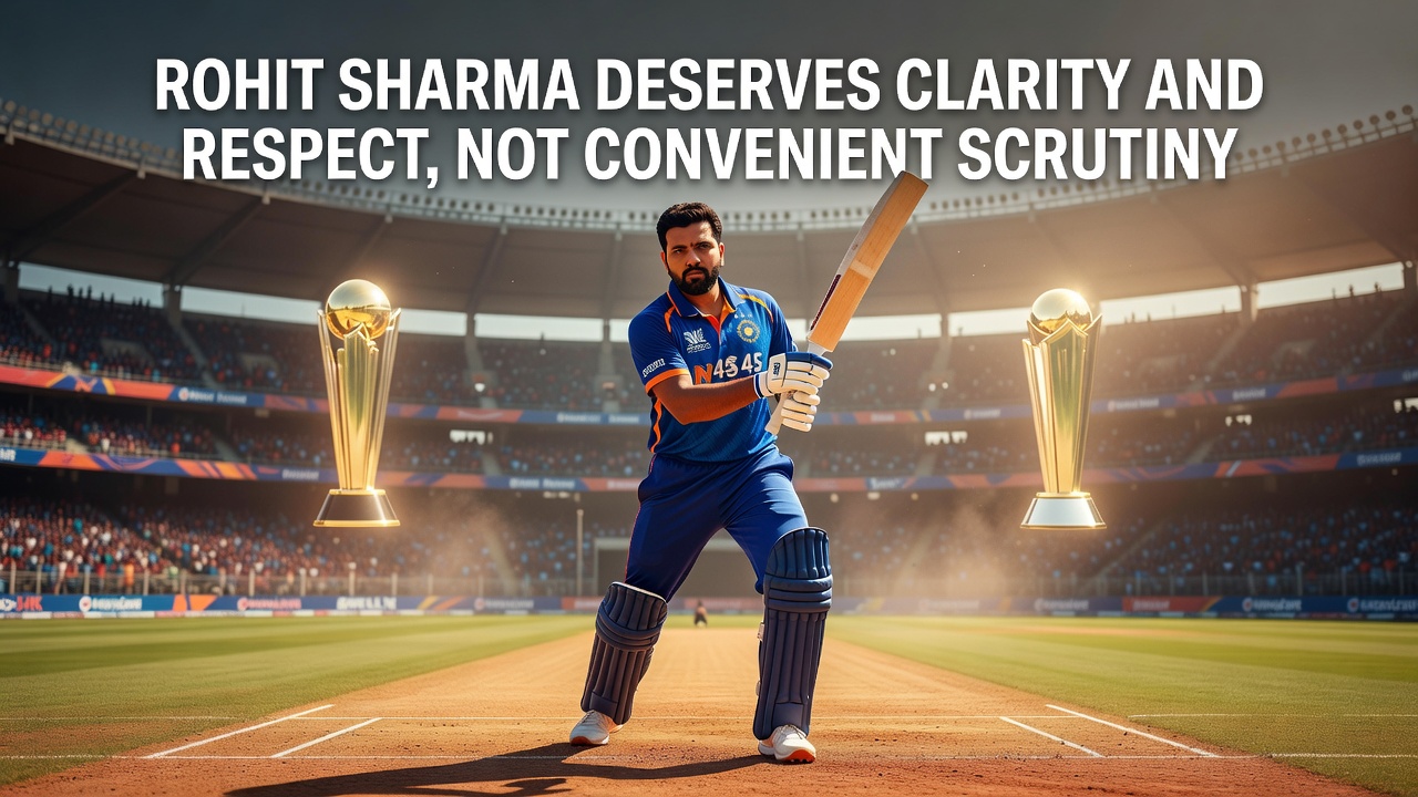 Rohit Sharma Deserves Clarity and Respect, Not Convenient Scrutiny