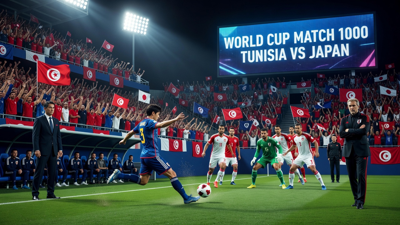 Tunisia and Japan Meet in World Cup's Historic 1,000th Match at Monterrey