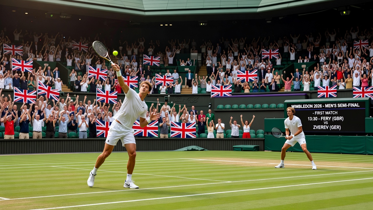 Fery Targets Wimbledon Final as Britain's Semi-Final Day Arrives