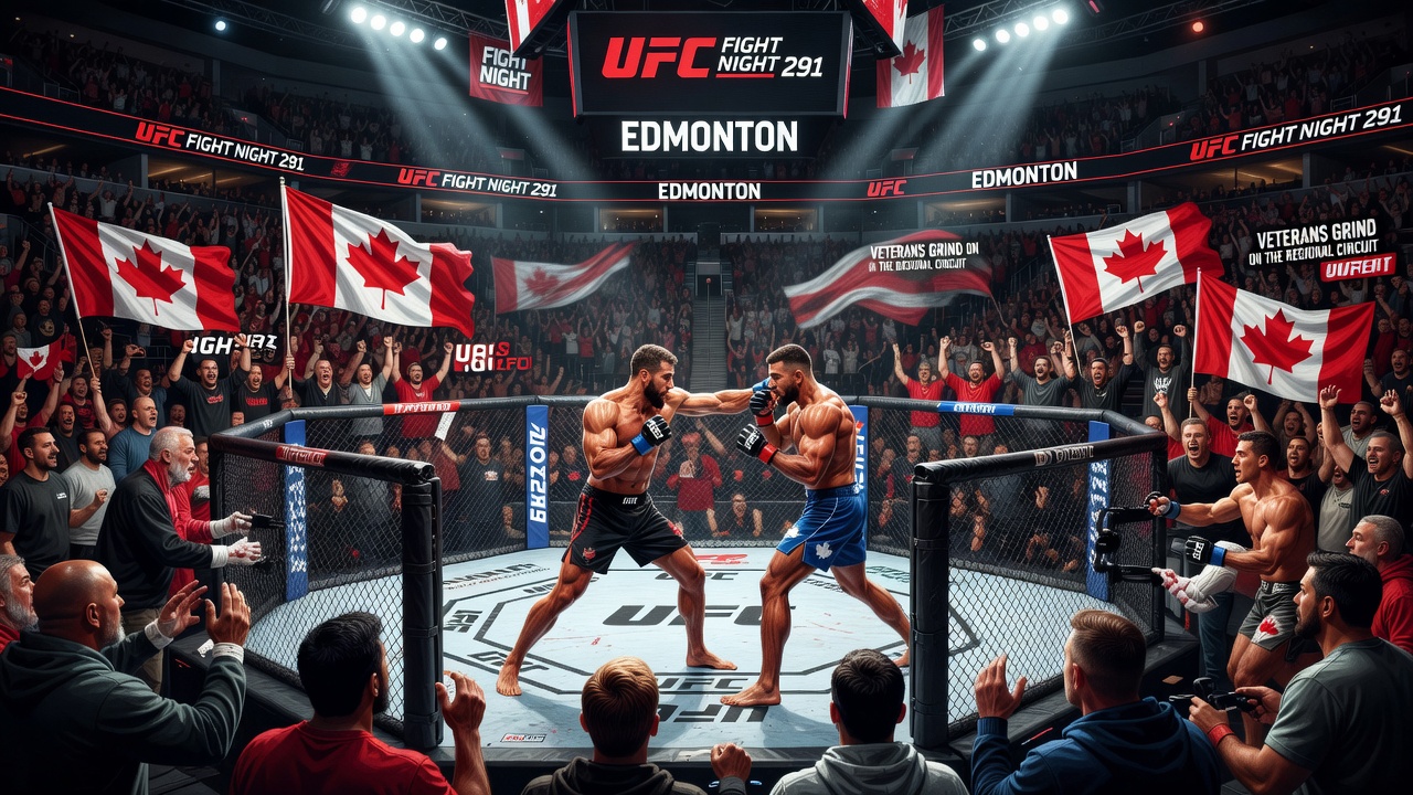 UFC Fight Night 291 Lands in Edmonton as Veterans Grind on the Regional Circuit